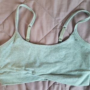 Beyond Yoga Size S Heathered Green Bra